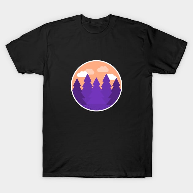 Landscape Forest T-Shirt by DMJPRINT
